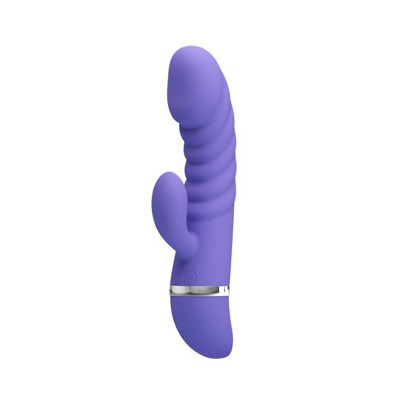 Sex wibrator ze stymulatorem łechtaczki 7tryb 18cm